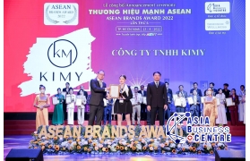 Công ty TNHH KIMY vinh dự được vinh danh trong Top 10 Thương hiệu mạnh ASEAN 2022