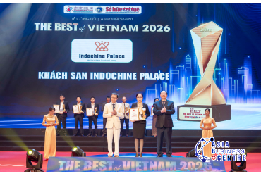 ​Indochine Palace Huế được vinh danh “Khách sạn nghỉ dưỡng tốt nhất Việt Nam 2026”.