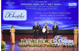 Viện thẩm mỹ Khơ Thị nhận giải “Thương hiệu Số 1 Việt Nam 2022”