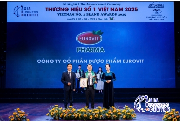 EUROVIT PHARMA - Tự hào “Thương Hiệu Số 1 Việt Nam”