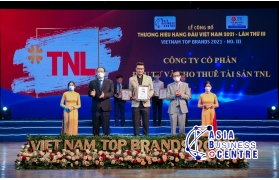 TNL nhận giải thưởng TOP 10 Thương hiệu hàng đầu Việt Nam